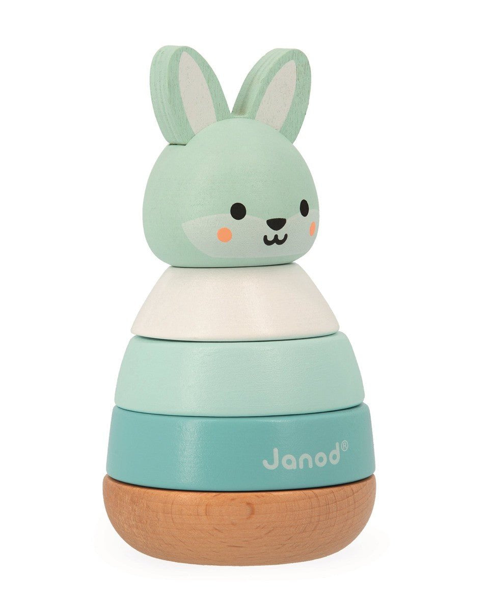 Lapin empilable - Jouets à trier & empiler - Boutique LeoLudo - Janod