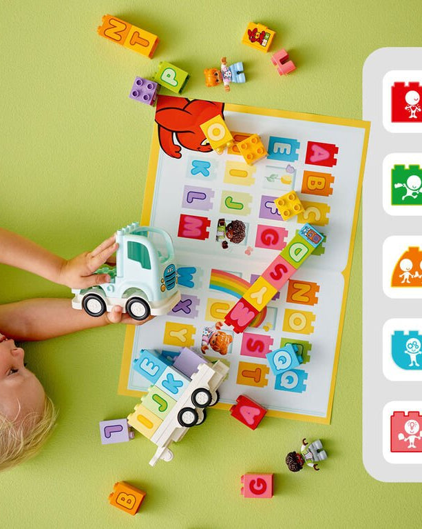 Le camion alphabet DUPLO (36 pcs) - Jeux de construction - Boutique LeoLudo - LEGO