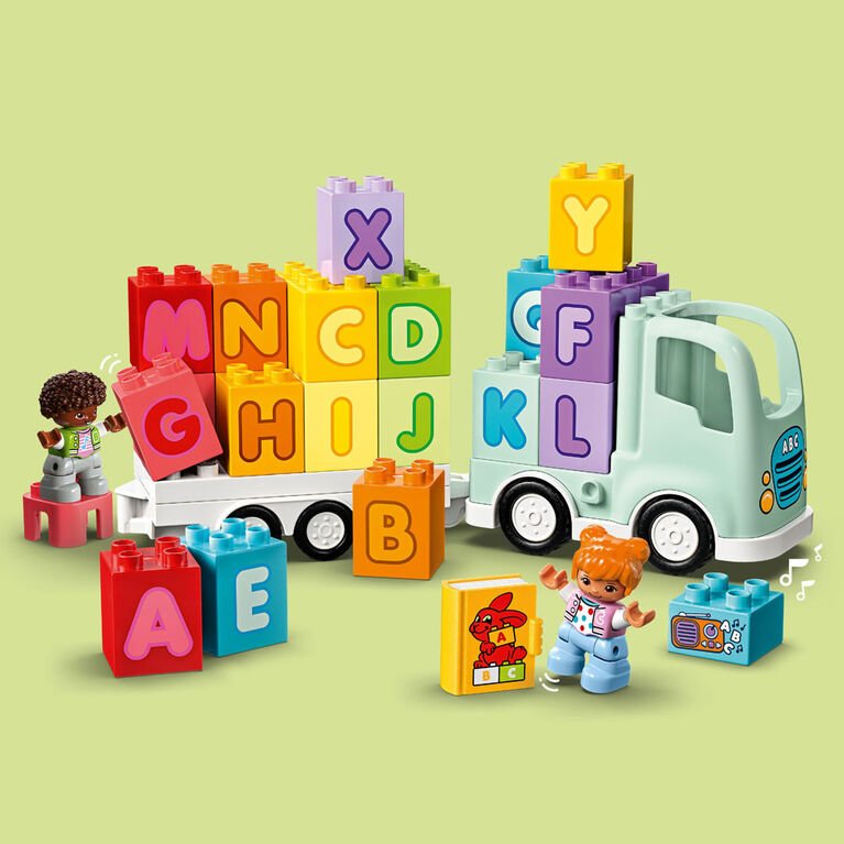 Le camion alphabet DUPLO (36 pcs) - Jeux de construction - Boutique LeoLudo - LEGO