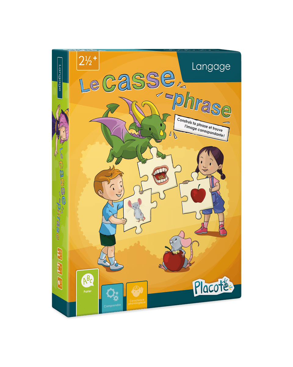 Le casse - phrase - Jeux éducatifs - Boutique LeoLudo - Placote