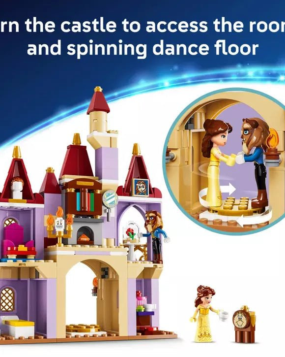 Le château enchanté de Belle et la Bête (254 pcs.) – LEGO® Disney -Jeux de construction- Boutique LeoLudo-LEGO