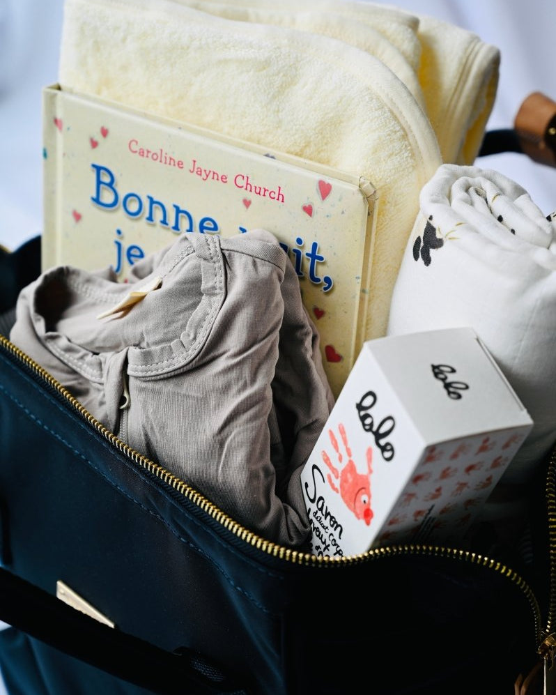 Le Coffret Essentiels Bébé – Bababing x LeoLudo -Ensembles cadeaux- Boutique LeoLudo-LeoLudo