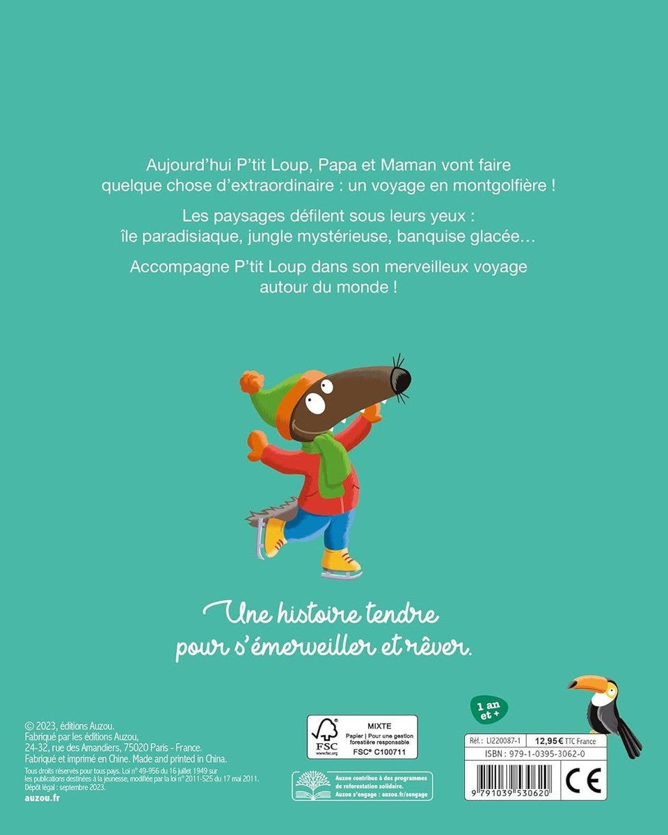 Le merveilleux voyage de P'tit Loup - Livres d'éveil - Boutique LeoLudo - Auzou