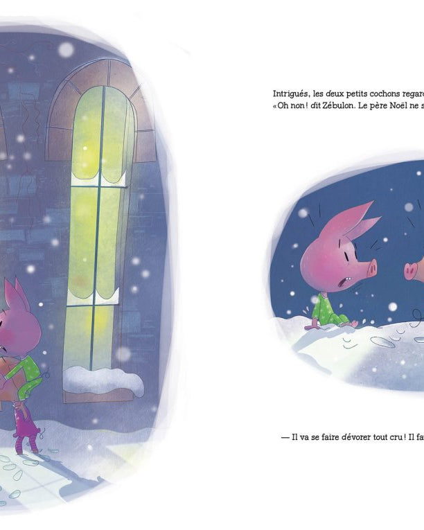 Le Noël des trois petits cochons -Livres- Boutique LeoLudo-Auzou