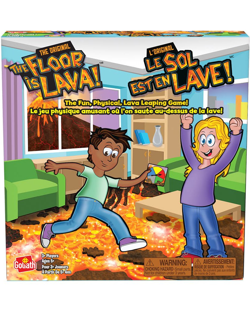 Le sol est en lave – Jeu d’action -Jeux de société- Boutique LeoLudo-Goliath