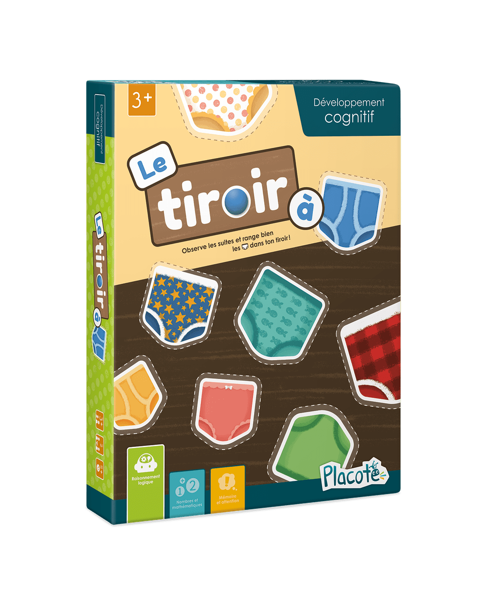 Le tiroir à bobettes - Jeux éducatifs - Boutique LeoLudo - Placote