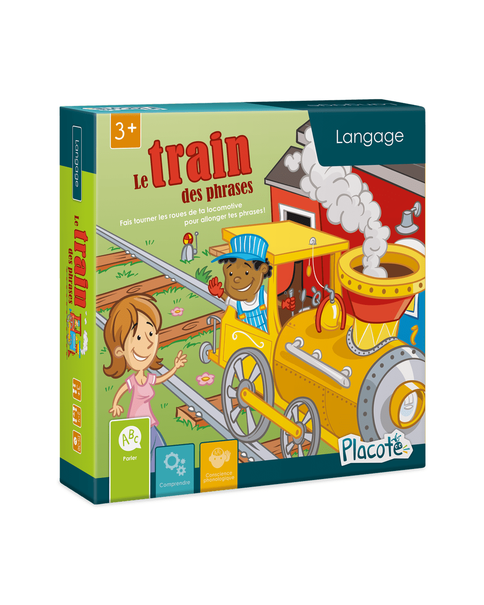Le train des phrases - Jeux éducatifs - Boutique LeoLudo - Placote