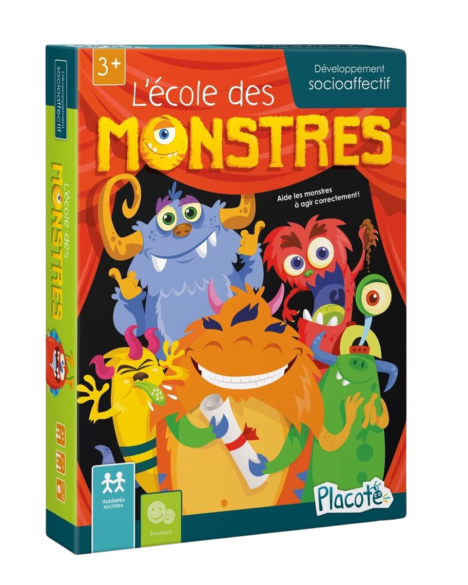 L'école des monstres - Jeux de société - Boutique LeoLudo - Placote