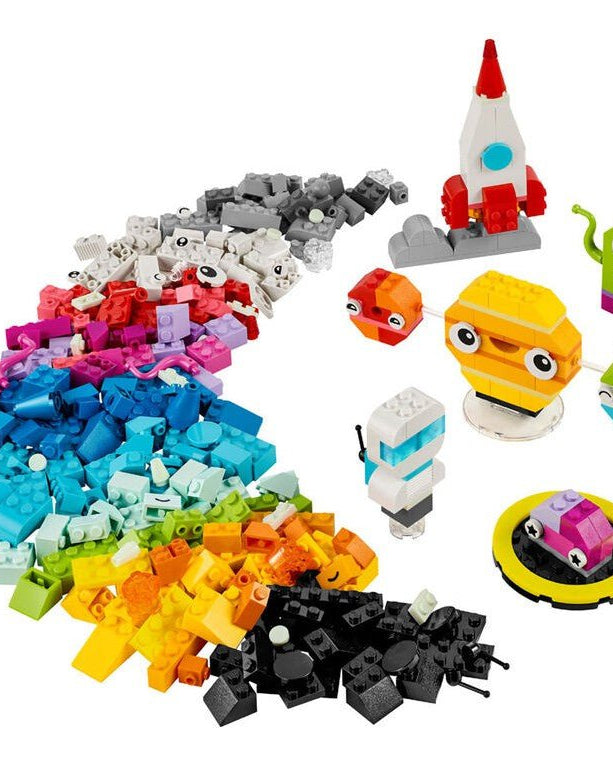LEGO Classic Les planètes spatiales créatives (450 pcs) - Jeux de construction - Boutique LeoLudo - LEGO