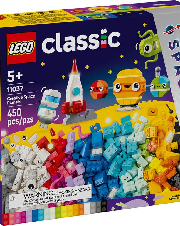 LEGO Classic Les planètes spatiales créatives (450 pcs) - Jeux de construction - Boutique LeoLudo - LEGO
