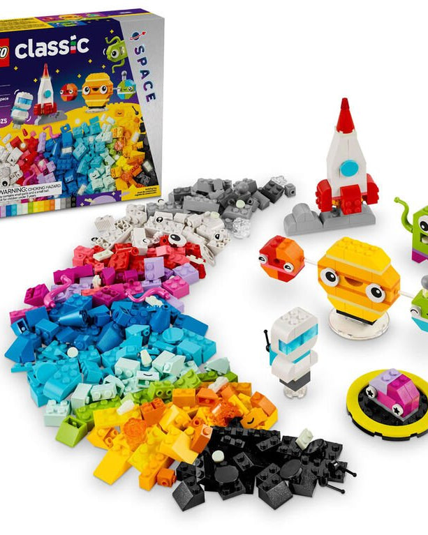 LEGO Classic Les planètes spatiales créatives (450 pcs) - Jeux de construction - Boutique LeoLudo - LEGO
