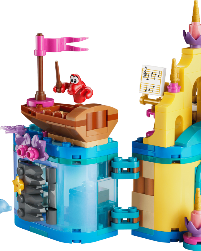 LEGO Disney – Le mini palais magique d’Ariel (179 pcs) - Jeux de construction - Boutique LeoLudo - LEGO