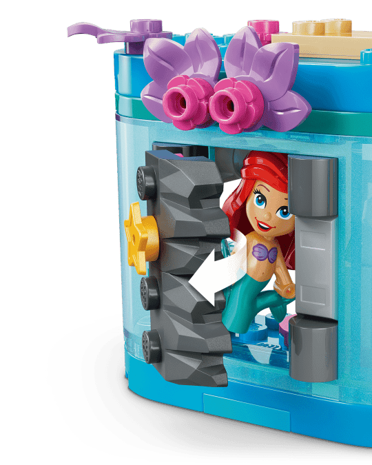 LEGO Disney – Le mini palais magique d’Ariel (179 pcs) - Jeux de construction - Boutique LeoLudo - LEGO