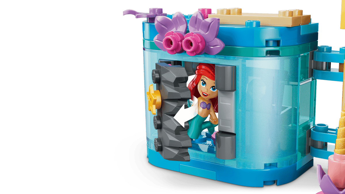 LEGO Disney – Le mini palais magique d’Ariel (179 pcs) - Jeux de construction - Boutique LeoLudo - LEGO