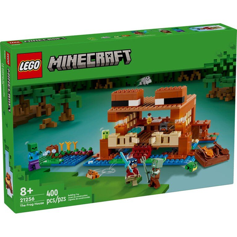 LEGO Minecraft - La maison Grenouille (400 pcs) - Jeux de construction - Boutique LeoLudo - LEGO