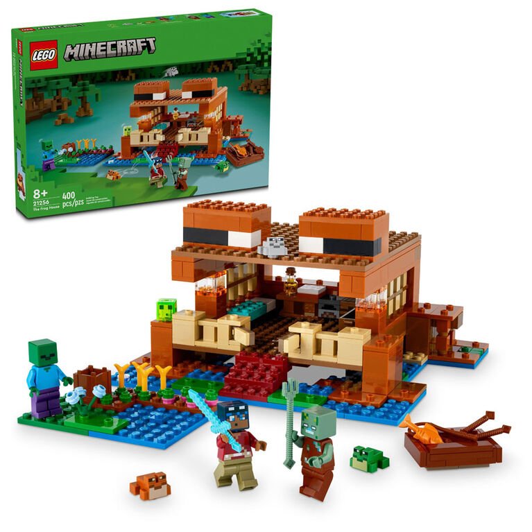LEGO Minecraft - La maison Grenouille (400 pcs) - Jeux de construction - Boutique LeoLudo - LEGO