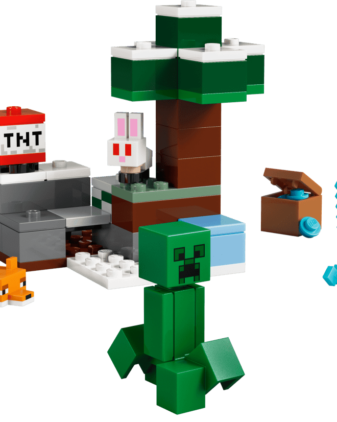 LEGO Minecraft L’Aventure Taïga de Steve – Jeu de construction 6 ans+ - Jeux de construction - Boutique LeoLudo - LEGO