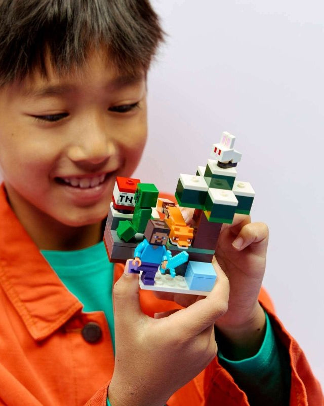 LEGO Minecraft L’Aventure Taïga de Steve – Jeu de construction 6 ans+ - Jeux de construction - Boutique LeoLudo - LEGO