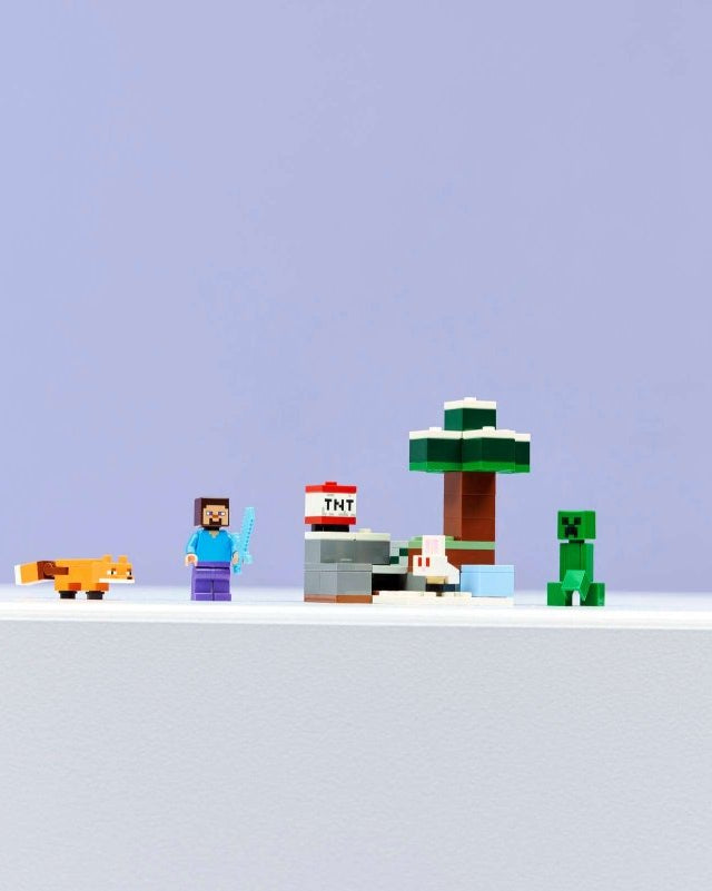 LEGO Minecraft L’Aventure Taïga de Steve – Jeu de construction 6 ans+ - Jeux de construction - Boutique LeoLudo - LEGO
