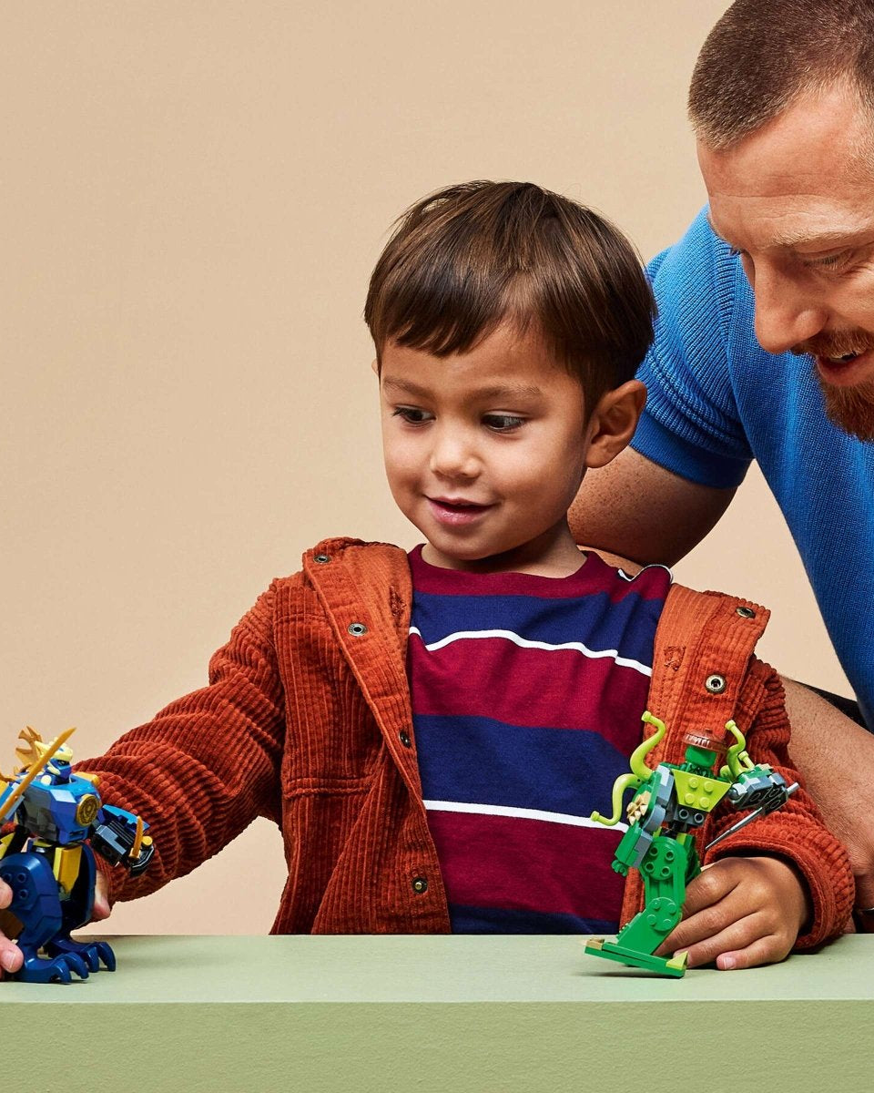 LEGO NINJAGO Le combat du robot dragon de Jay – Jeu de construction ninja 4 ans+ - Jeux de construction - Boutique LeoLudo - LEGO