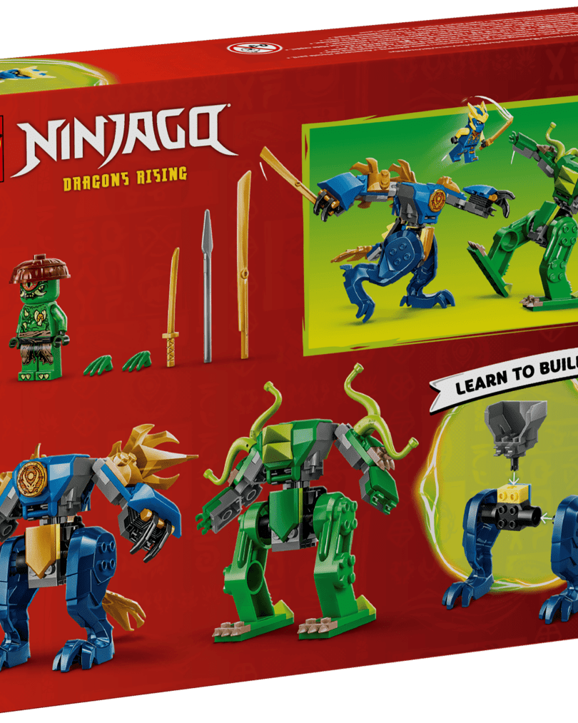 LEGO NINJAGO Le combat du robot dragon de Jay – Jeu de construction ninja 4 ans+ - Jeux de construction - Boutique LeoLudo - LEGO