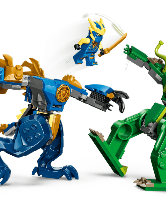 LEGO NINJAGO Le combat du robot dragon de Jay – Jeu de construction ninja 4 ans+ - Jeux de construction - Boutique LeoLudo - LEGO