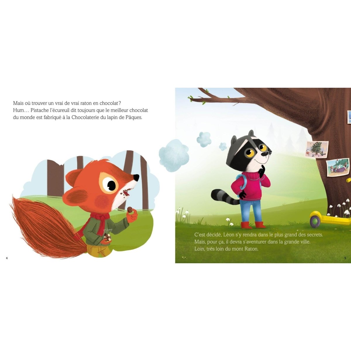 Léon le raton: Chocolats, bisous et lapin de Pâques (petit format) - Livres - Boutique LeoLudo - Auzou