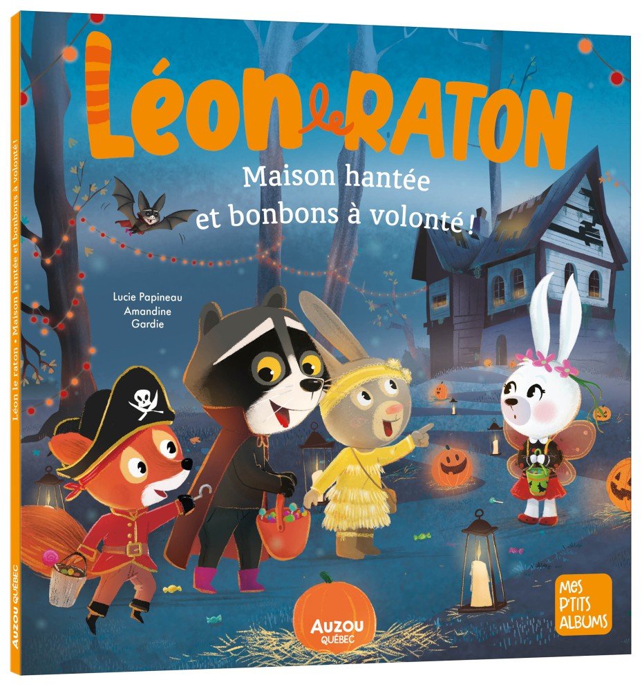 Léon le raton: Maison hantée & bonbons à volonté (petit) -Livres- Boutique LeoLudo-Auzou
