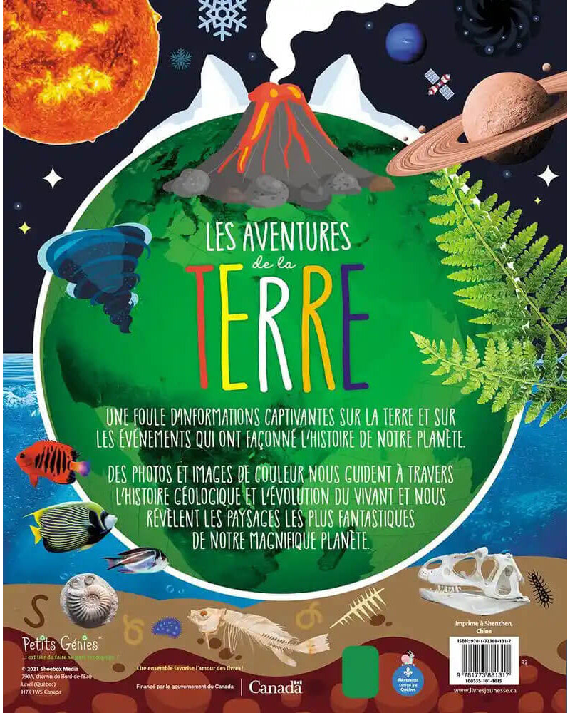 Les aventures de la Terre - Livres - Boutique LeoLudo - Petits Génies