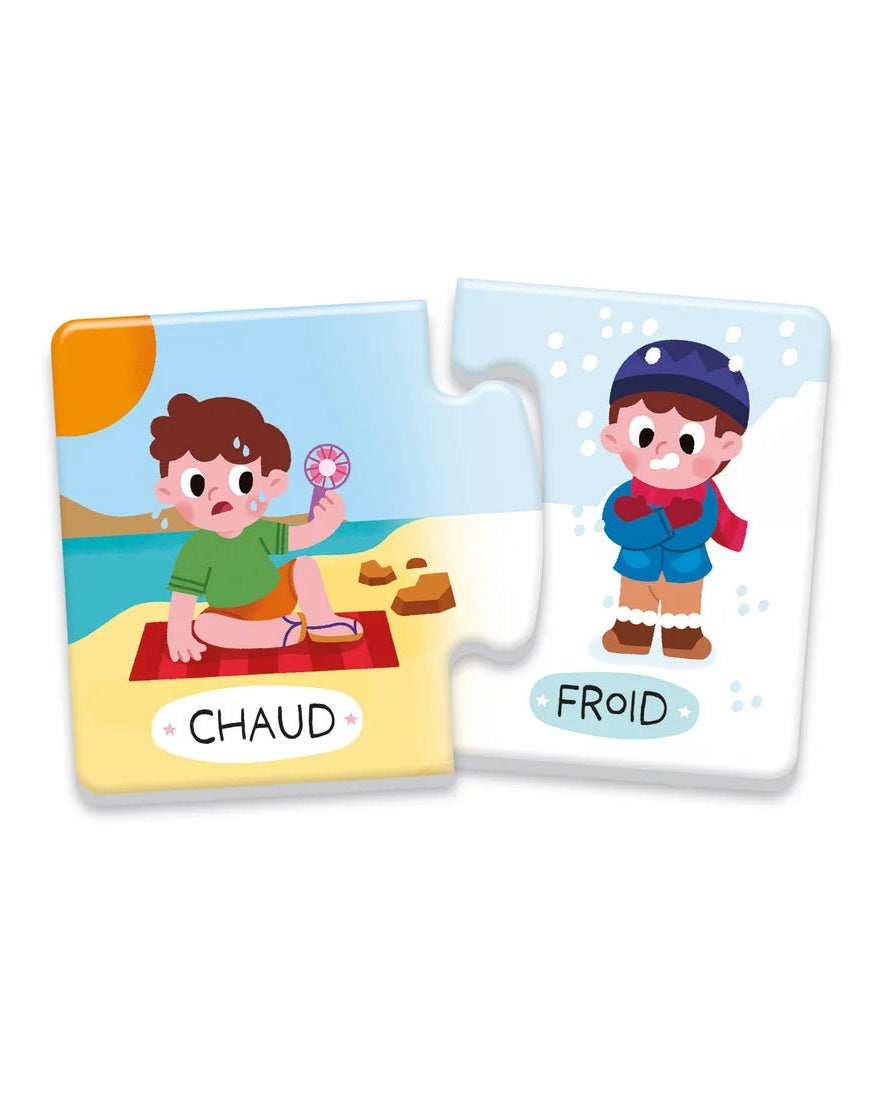 Les Contraires – Jeu éducatif -Jeux éducatifs- Boutique LeoLudo-Clementoni