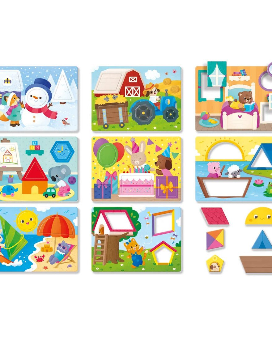 Les formes et les couleurs – Jeu éducatif -Jeux éducatifs- Boutique LeoLudo-Clementoni