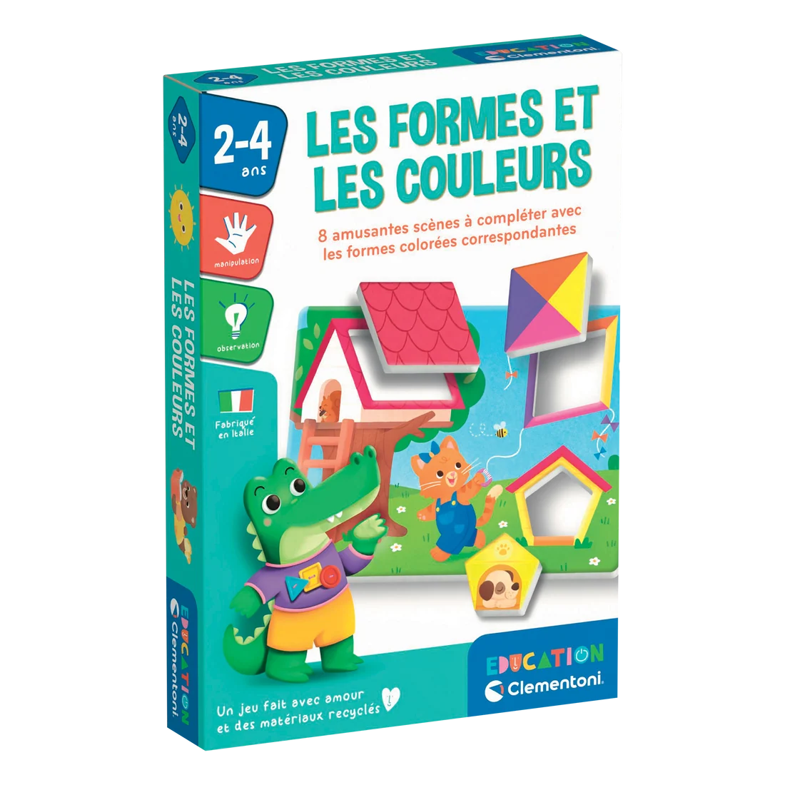 Les formes et les couleurs – Jeu éducatif -Jeux éducatifs- Boutique LeoLudo-Clementoni