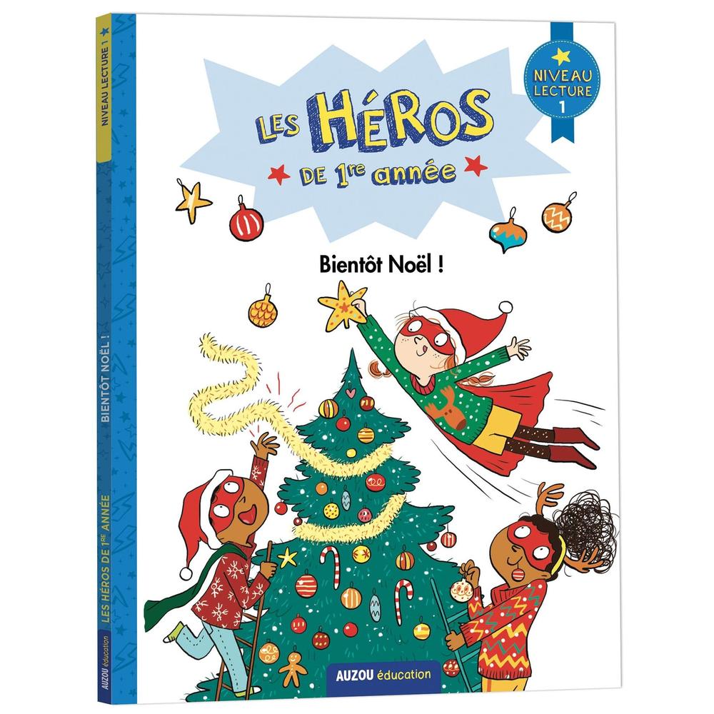 Les Héros de 1re année: Bientôt Noël (niveau lecture 1) -Livres- Boutique LeoLudo-Auzou