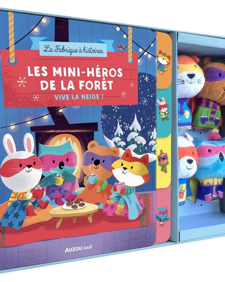 Les mini - héros de la forêt - Vive la neige! - Livres d'éveil - Boutique LeoLudo - Auzou