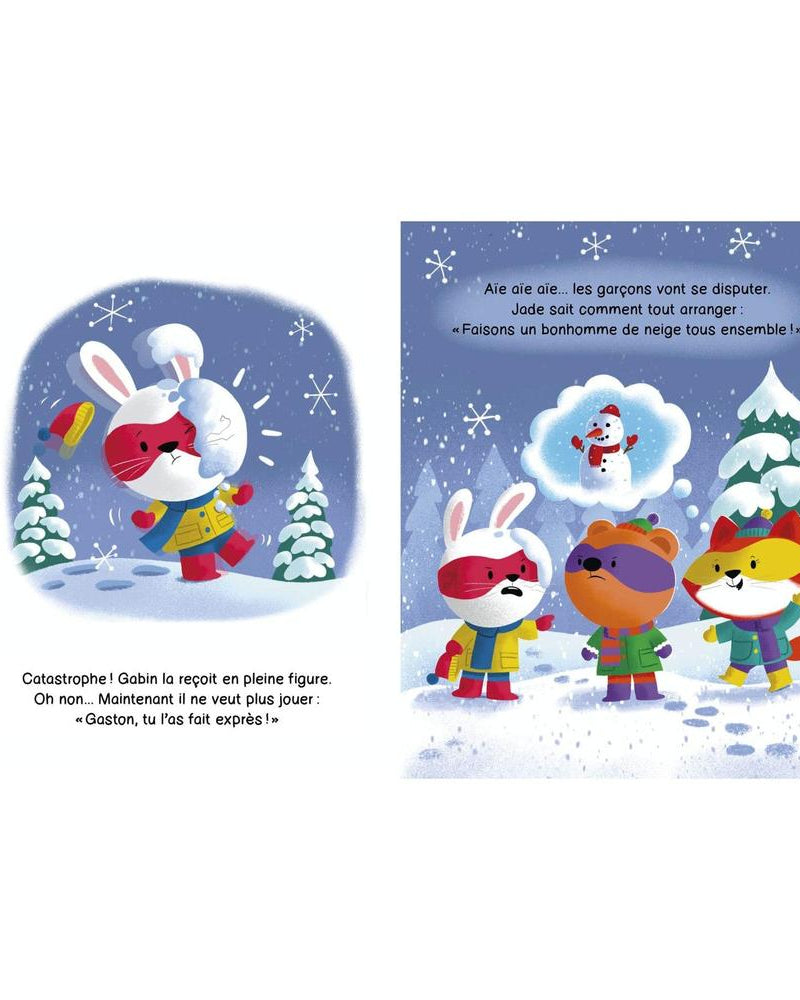 Les mini - héros de la forêt - Vive la neige! - Livres d'éveil - Boutique LeoLudo - Auzou