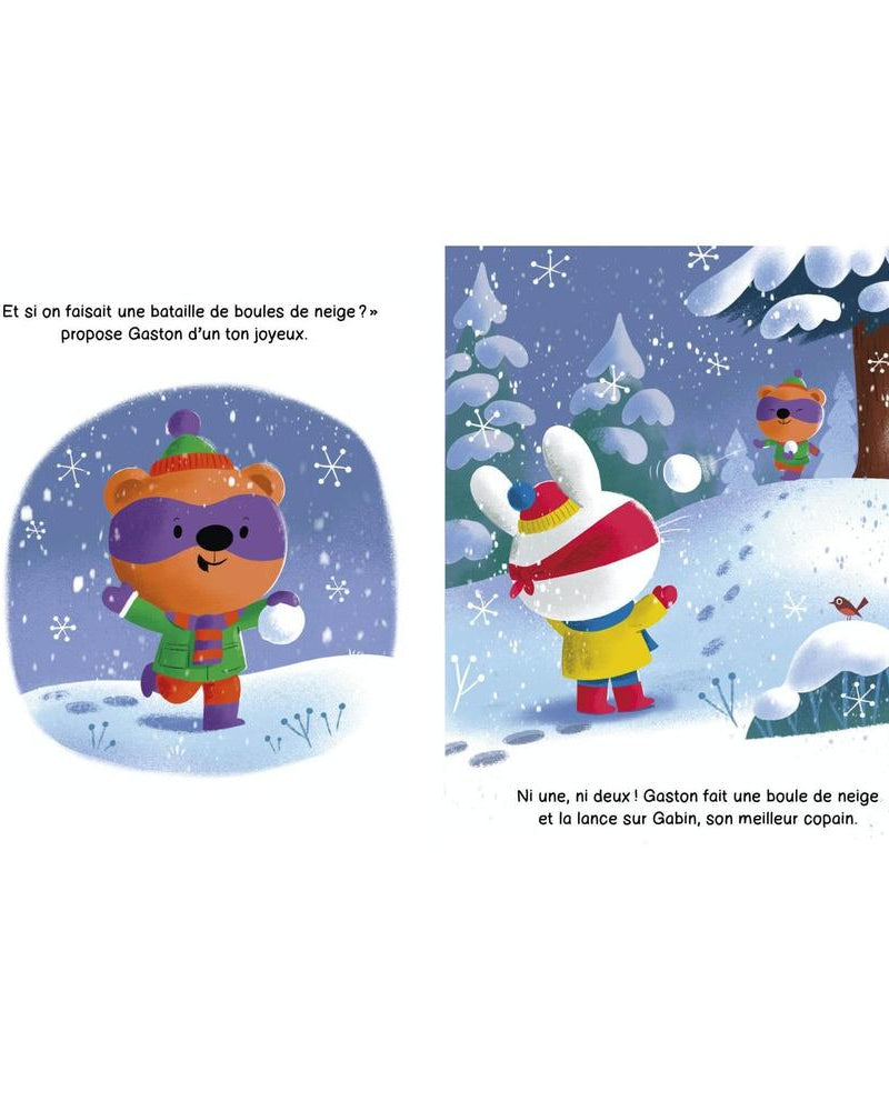 Les mini - héros de la forêt - Vive la neige! - Livres d'éveil - Boutique LeoLudo - Auzou