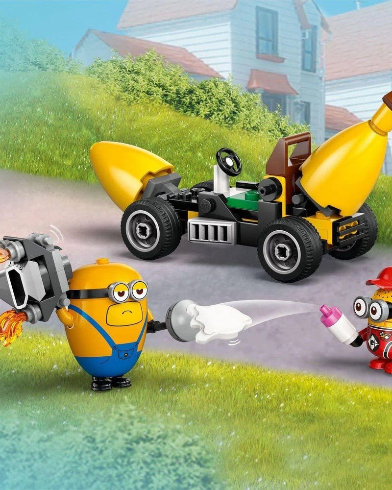 Les Minions et la voiture - banane (136 pcs) - Jeux de construction - Boutique LeoLudo - LEGO