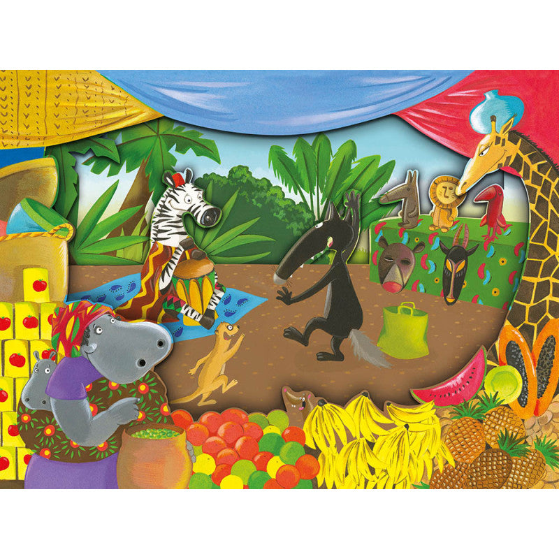 Papiers découpés: Les voyages secrets de Loup-Auzou-Boutique LeoLudo