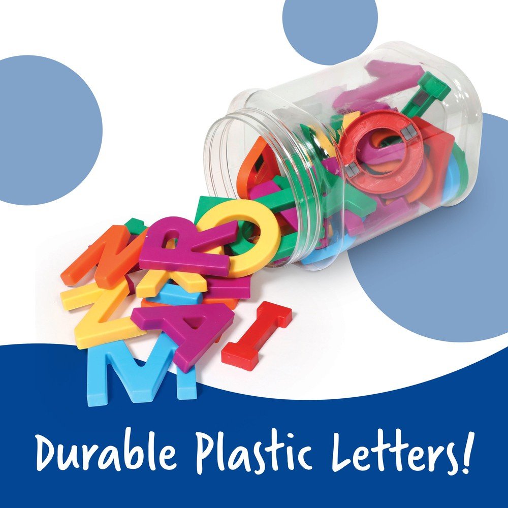 Lettres majuscules magnétiques Jumbo (40 pcs) - Jeux éducatifs - Boutique LeoLudo - Learning Resources