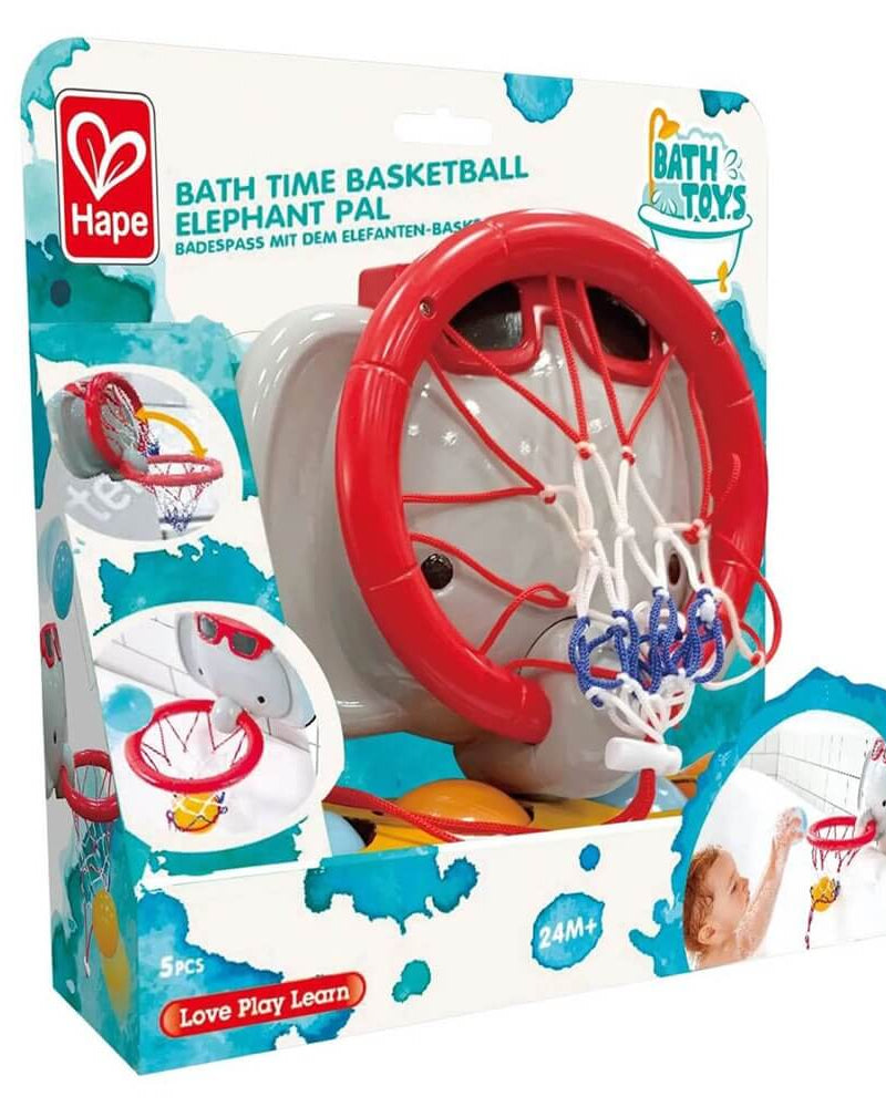 L'heure du bain avec Éléphant Basketball - Jouets de bain - Boutique LeoLudo - Hape