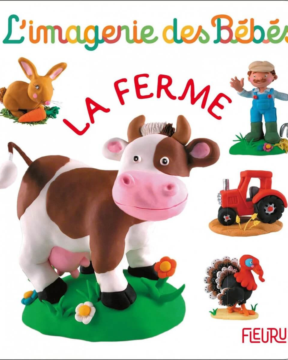 L'imagerie des bébés - La ferme - Livres d'éveil - Boutique LeoLudo - Éditions Fleurus