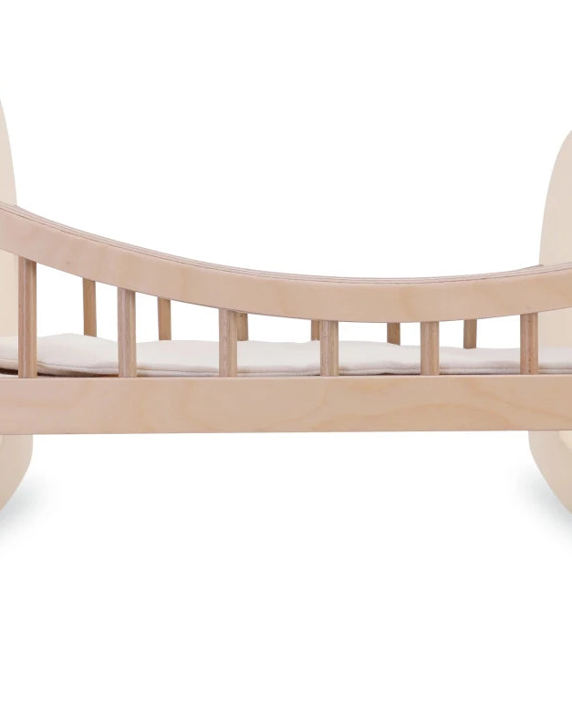 Lit de poupée en bois – Kinderfeets - Accessoires poupée - Boutique LeoLudo - Kinderfeets