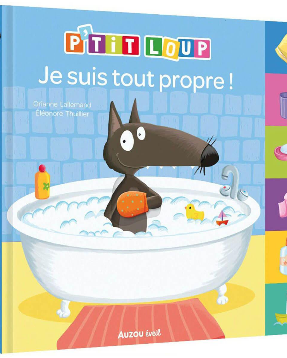 Livre à onglet P'tit Loup - Je suis tout propre! - Livres - Boutique LeoLudo - Auzou