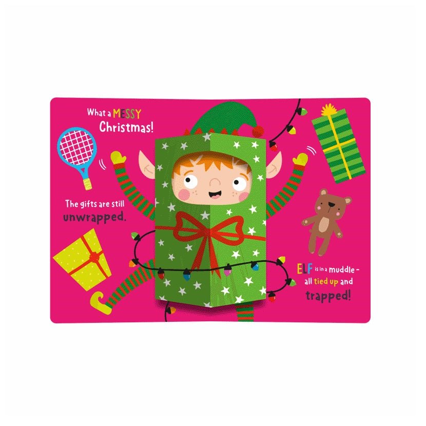 Livre anglais - Pop-Up! Messy Christmas -Livres d'éveil- Boutique LeoLudo-Make Believe Ideas