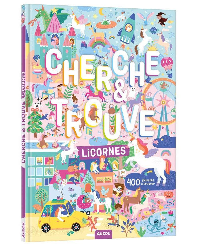 Livre cherche et trouve - Licornes - Livres - Boutique LeoLudo - Auzou
