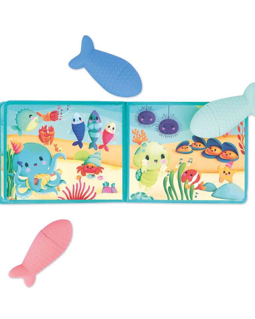 Livre de bain La fête sous l'océan -Jouets de bain- Boutique LeoLudo-Janod