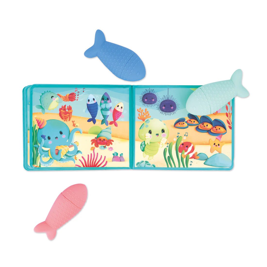 Livre de bain La fête sous l'océan -Jouets de bain- Boutique LeoLudo-Janod