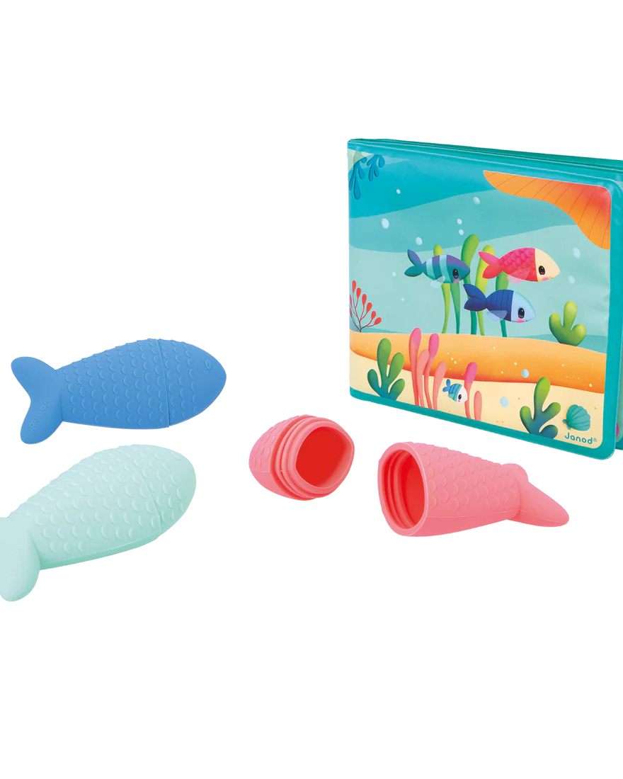Livre de bain La fête sous l'océan -Jouets de bain- Boutique LeoLudo-Janod