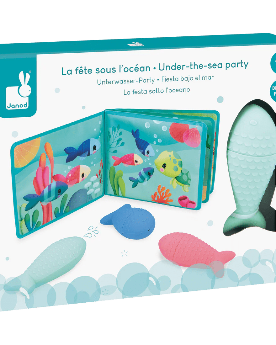 Livre de bain La fête sous l'océan -Jouets de bain- Boutique LeoLudo-Janod