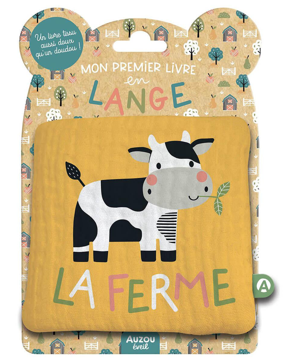 Livre d'éveil en tissu - La ferme - Livres d'éveil - Boutique LeoLudo - Auzou